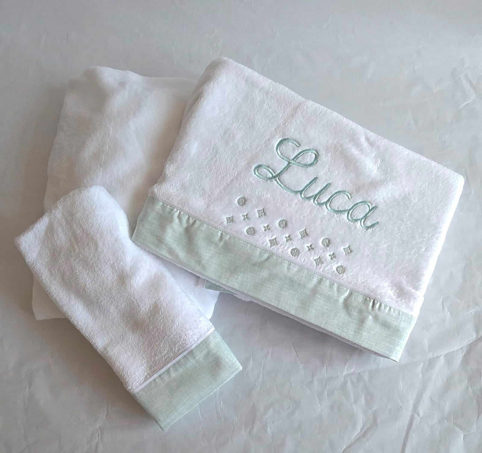 juego de cuna coralina verde