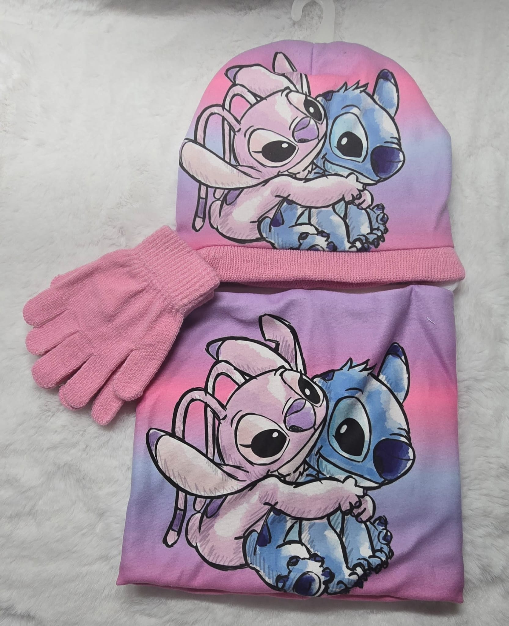 Conjunto de Disney Lilo y Stitch Rosa