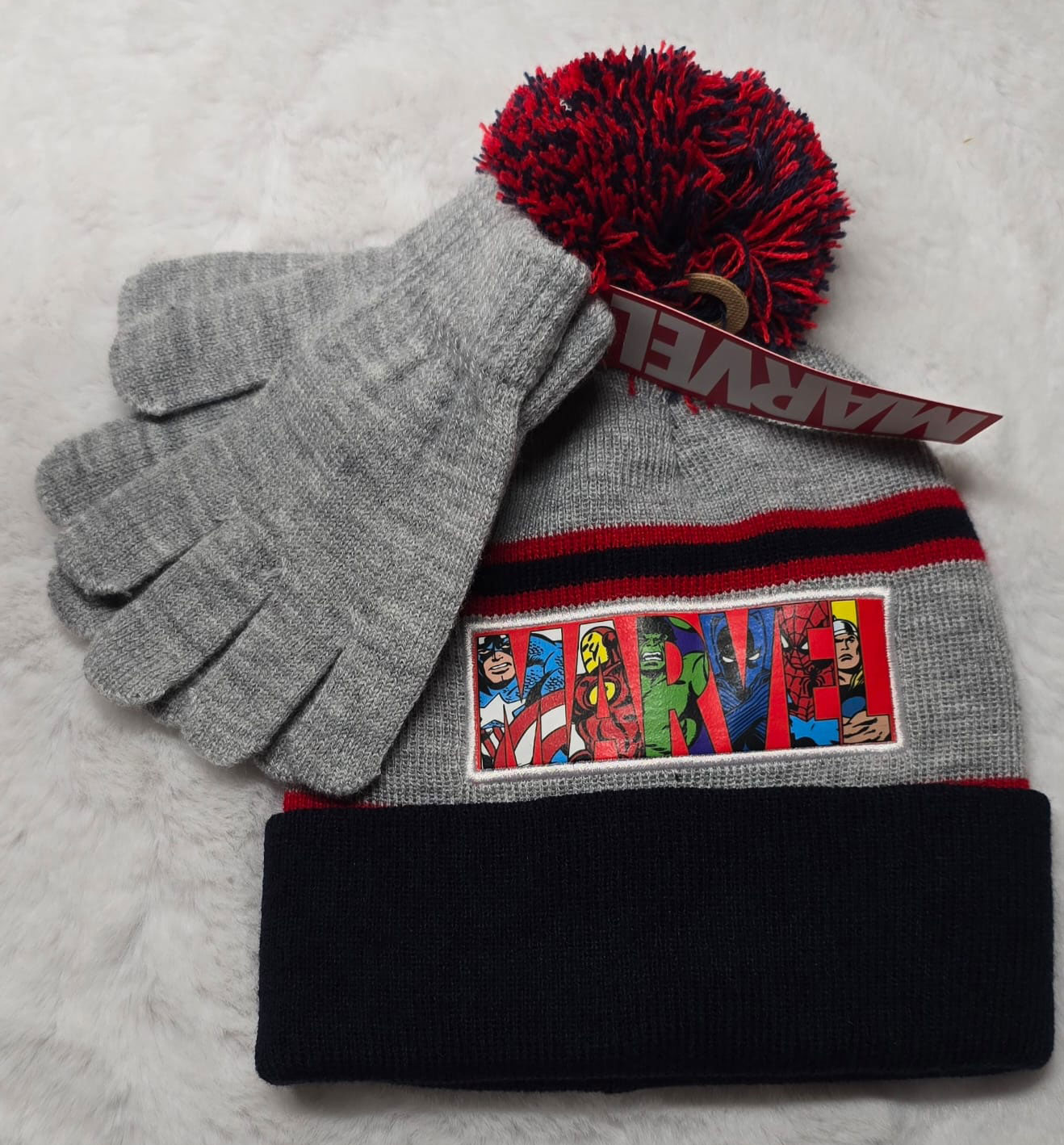 Conjunto de superhéroe gris