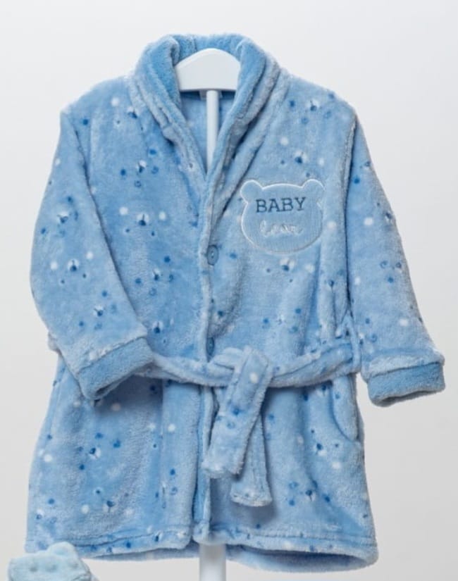 Bata celeste de bebé