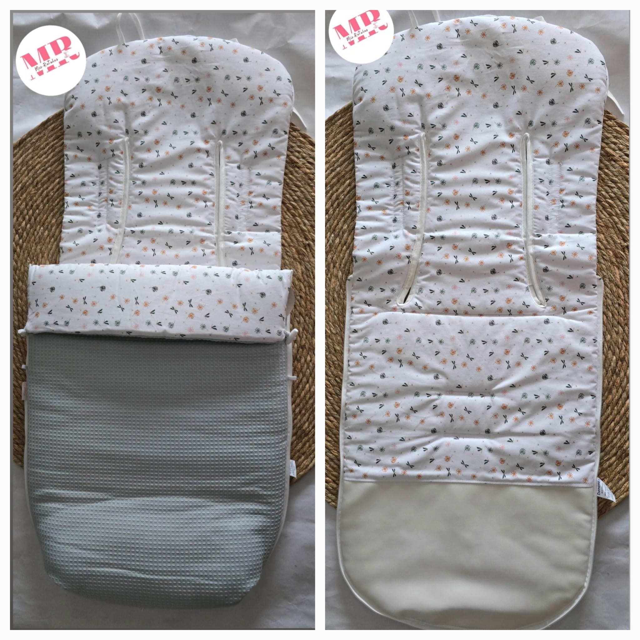 Funda de silla y saquito